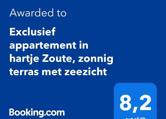 Exclusief Appartement In Hartje Zoute, Zonnig Terras Met Zeezicht